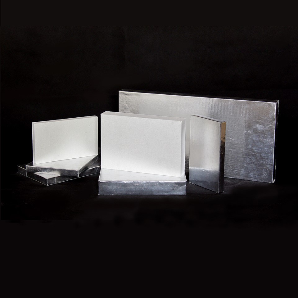 Bwrdd ffibr cerameg gydag al ffoil