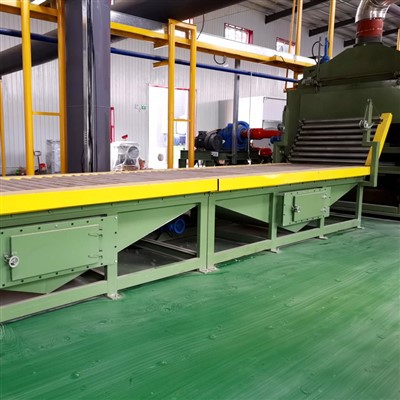 Llinell gynhyrchu gwlân creigiau ffwrnais nwy naturiol